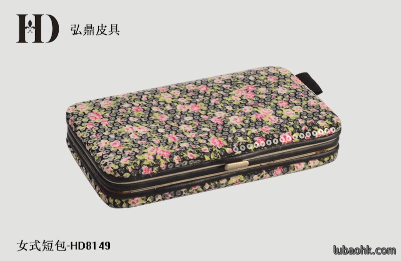 女式真皮印花银包HD8149