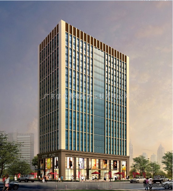 东莞市鸿骏国际大厦幕墙设计施工